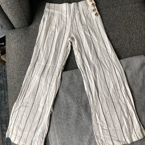 Linen palazzo pants
